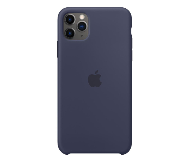 Etui Silicone Case do iPhone 11 Pro Max Midnight niebieskie - 514612 - zdjęcie